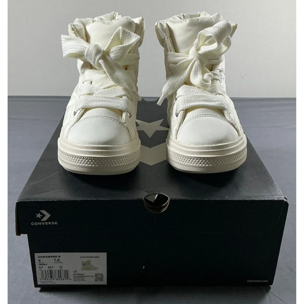 Converse‎ Chuck Taylor All Star Elements Boot Mid Egret White A17642C Wmn 7.5